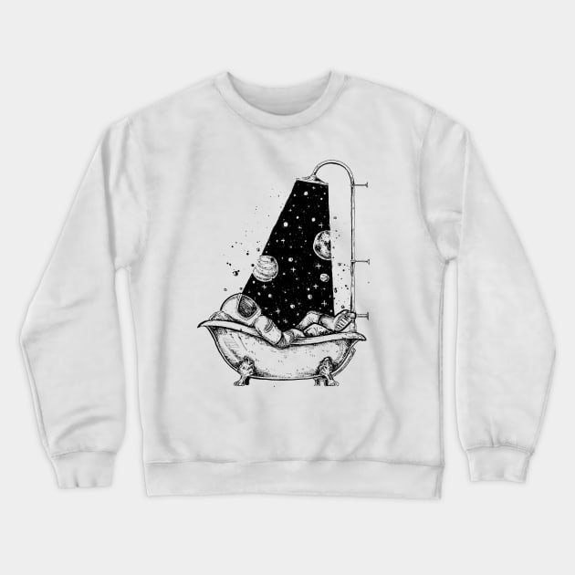 astronaut Crewneck Sweatshirt by rudoi